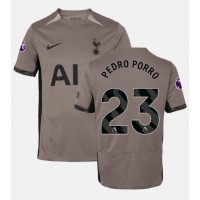 Pánský Fotbalový dres Tottenham Hotspur Pedro Porro #23 2023-24 Třetí Krátký Rukáv